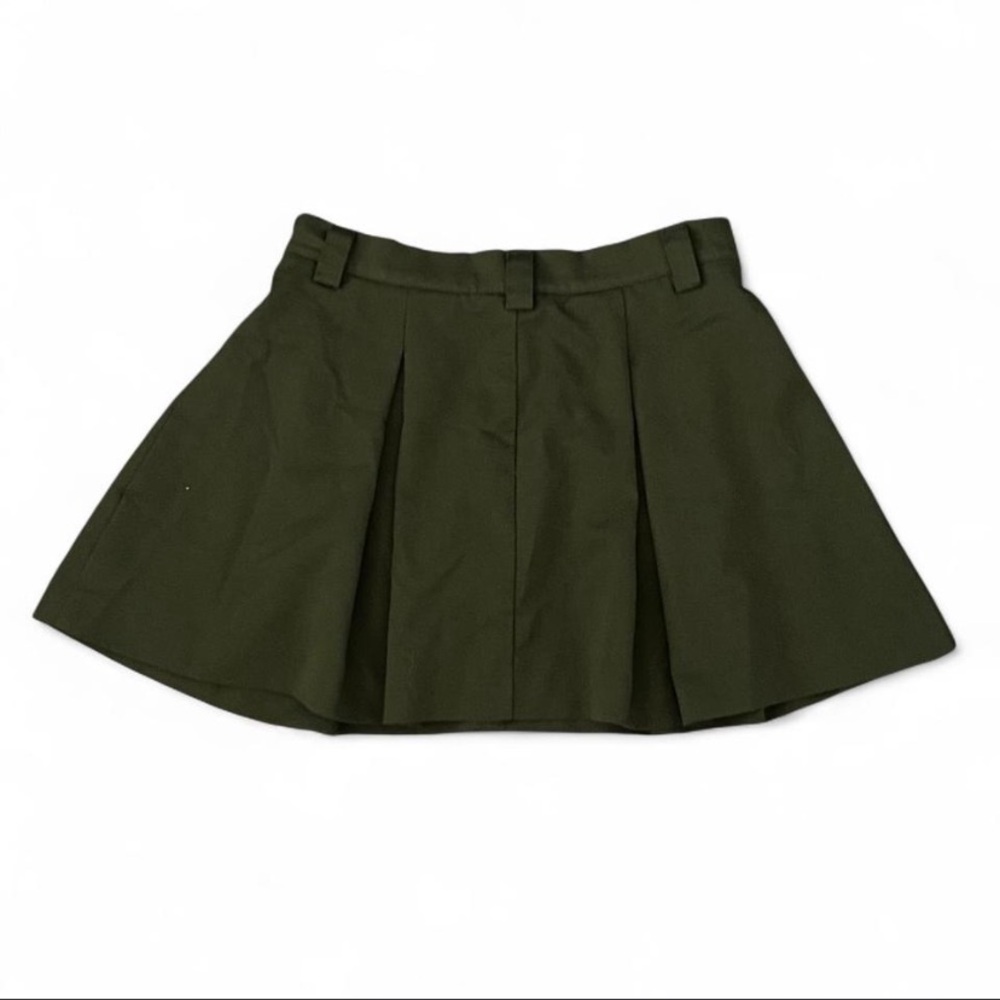 Forever 21 Dark Green Skater Skirt Size Small